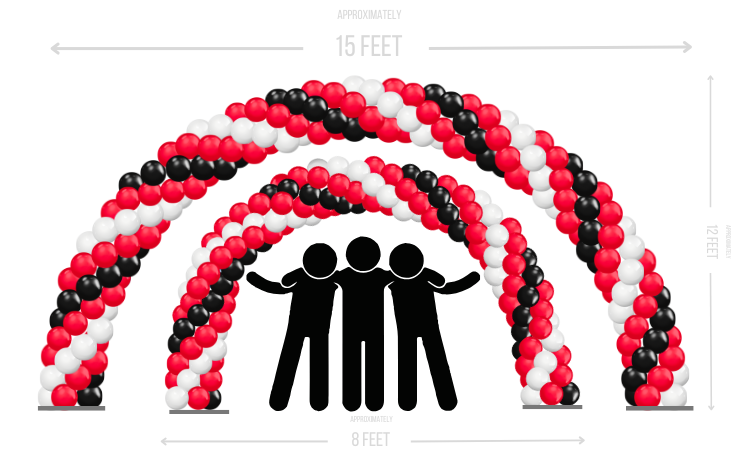 Mickey Mouse Arch 20 and 30 foot (1)