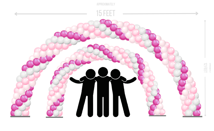 Minnie Mouse Arch 20 and 30 foot (2)