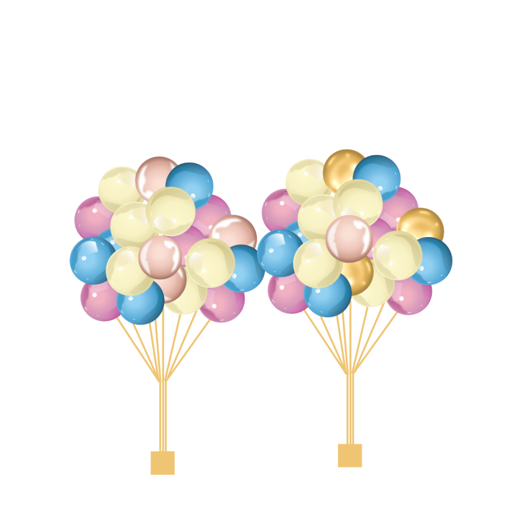 Gender Reveal Loose Balloons - BalloonZilla