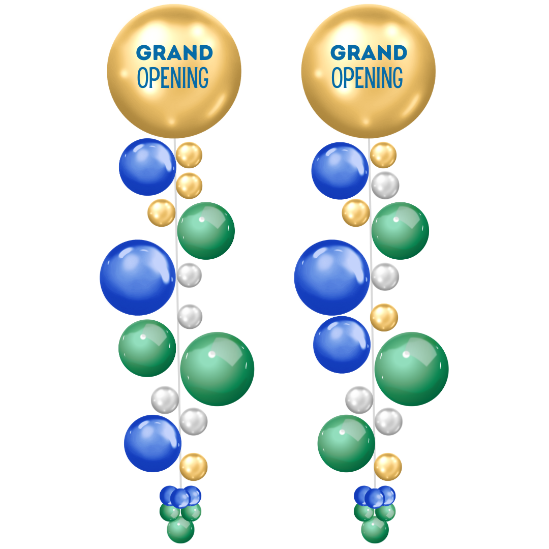 Grand Opening Bubble Strands Pair BalloonZilla