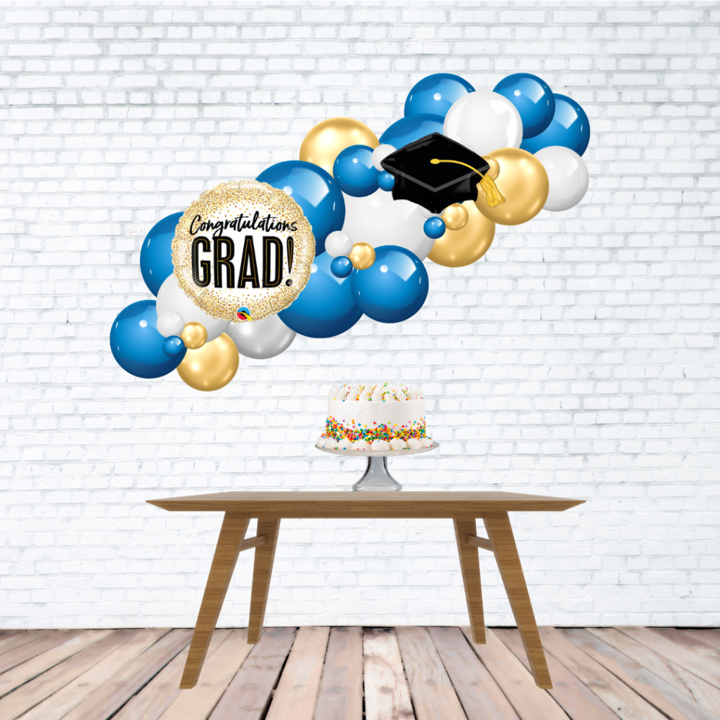 Congrats Grad Column - Fancy (Pair) - BalloonZilla