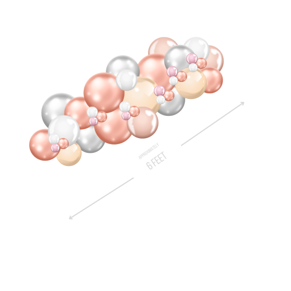 Rose Gold Simple Garland Small (1)