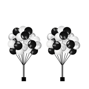 Black and White Loose Balloons - BalloonZilla
