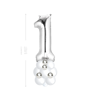 White Number Sculpture LG